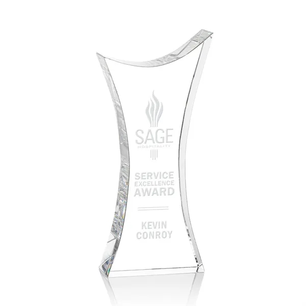 The hourglass shape of the Optical Crystal Keighley award brings an... from ASI 84592 St Regis Group / St Regis