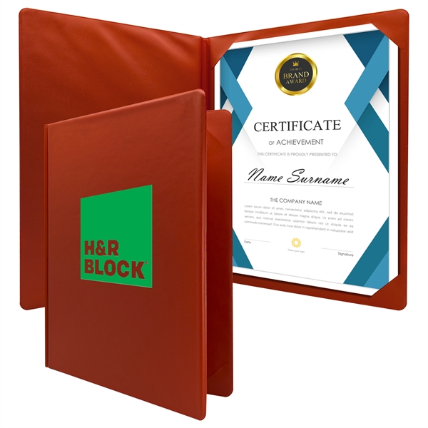 Diploma Covers with slits in each corner conveniently hold portrait 8.5"... from ASI 90807 Tekweld
