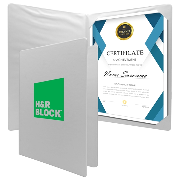 Diploma Covers with slits in each corner conveniently hold portrait 8.5"... from ASI 90807 Tekweld
