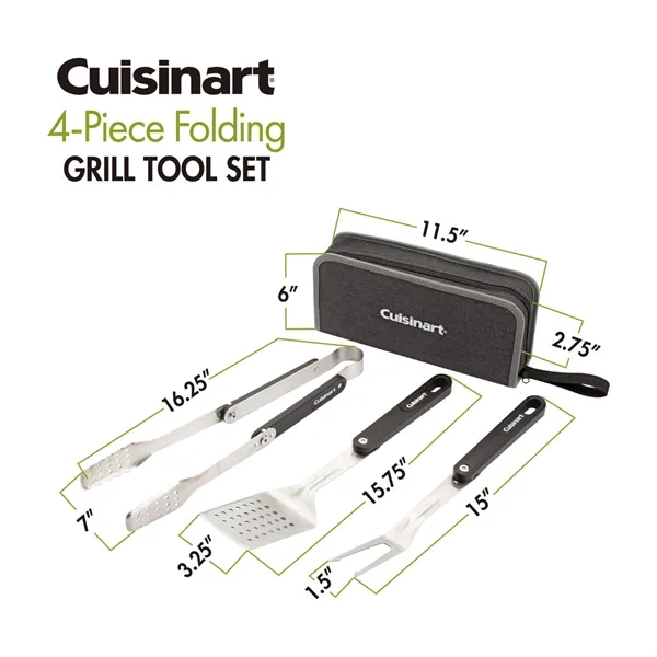 The Cuisinart 4-Piece Folding Grill Tool Set is the perfect set... from ASI 56070 Gemline / Gemline®