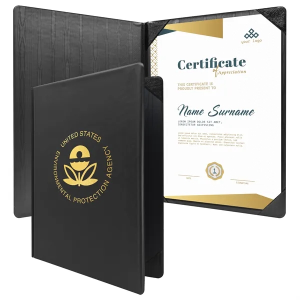 Standard portrait diploma holder for an 8.5" x 11" certificate.... from ASI 90807 Tekweld