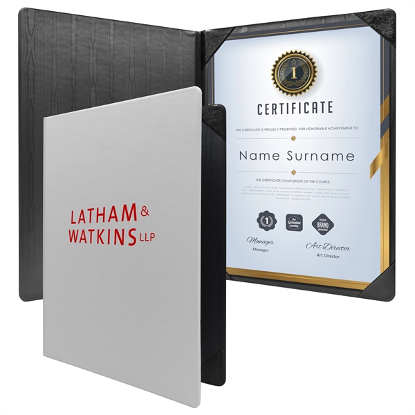 Padded diploma holder for 8.5" x 11" portrait certificates.... from ASI 90807 Tekweld