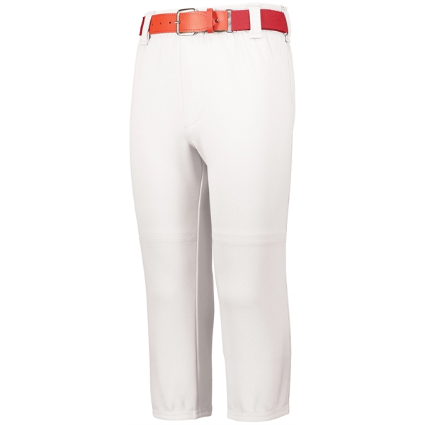 100% polyester double-knit Gamer Pull-Up Baseball Pant with Loops.... from ASI 37461 Augusta Sportswear