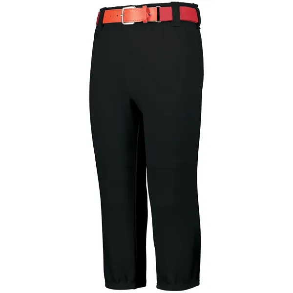 100% polyester double-knit Gamer Pull-Up Baseball Pant with Loops.... from ASI 37461 Augusta Sportswear