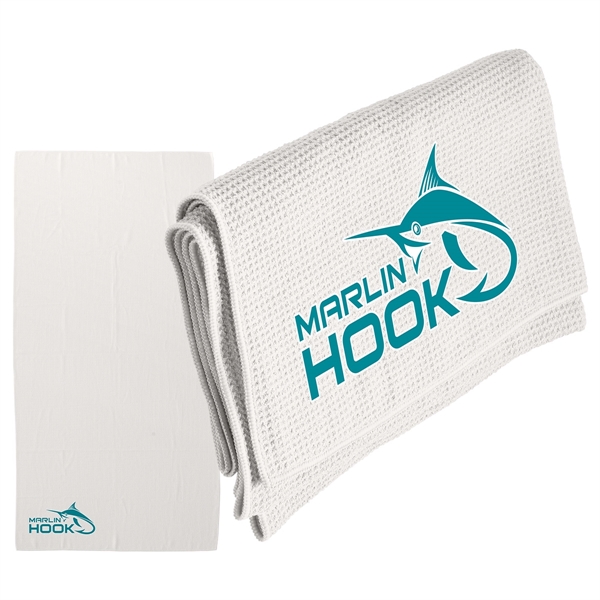30- x 60- Waffle Microfiber Beach Towel... from ASI 36730 Ariel Premium Supply Inc