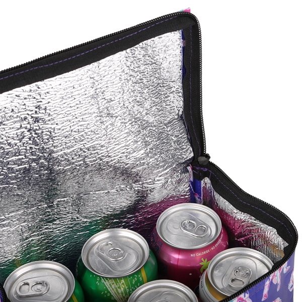 Laminated Full Color Cooler made of durable 130 GSM PP non-woven... from ASI 61966 HPG / BCG Creations HPG Gold