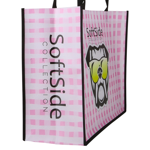 100 GSM PET Tote bag features full color printing on both... from ASI 61966 HPG / BCG Creations