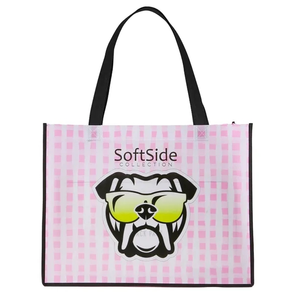 100 GSM PET Tote bag features full color printing on both... from ASI 61966 HPG / BCG Creations
