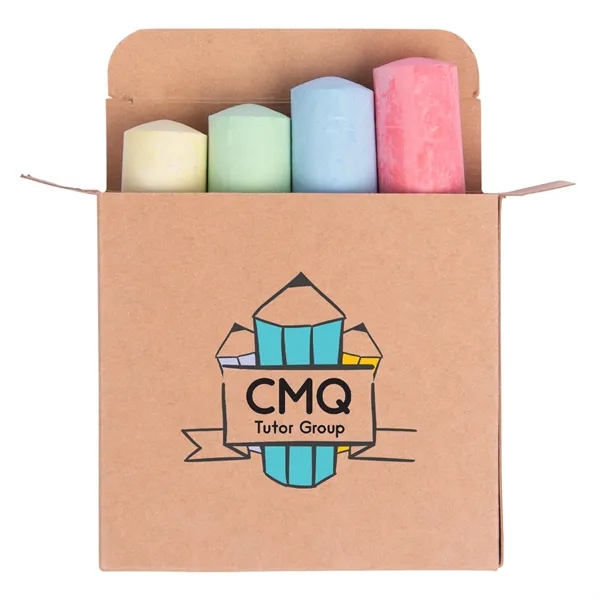 Four-piece chalk set in cardboard box.... from ASI 61125 Hit Promotional Products / Hit®