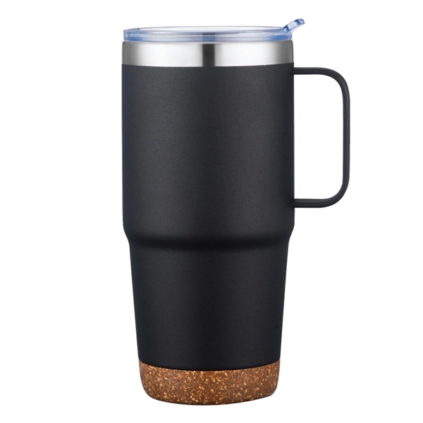 Cork Bottom Polar 24 Oz Vacuum Sealed Travel Tumbler... from ASI 31978 Admanline