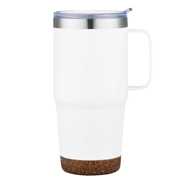 Cork Bottom Polar 24 Oz Vacuum Sealed Travel Tumbler... from ASI 31978 Admanline