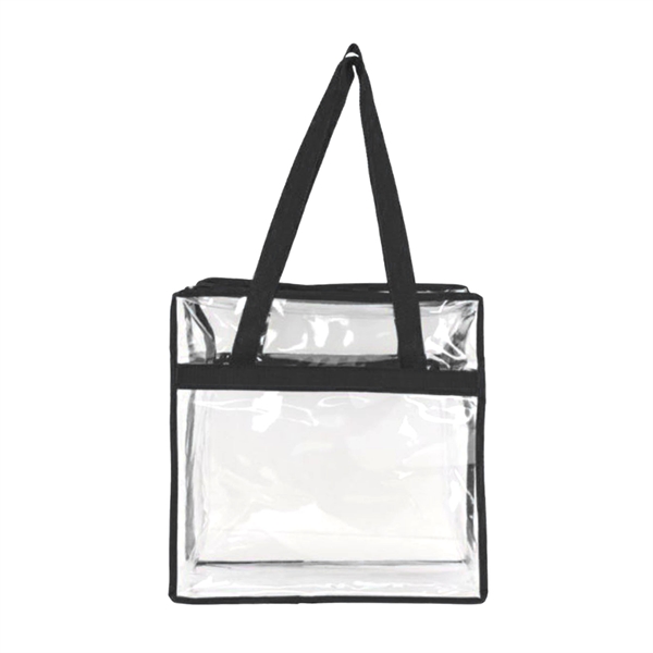 Basic Clear Stadium Security Zipper Tote... from ASI 41511 Brainchild USA Inc / BrainChild Gift Club