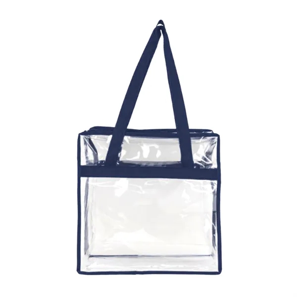 Basic Clear Stadium Security Zipper Tote... from ASI 41511 Brainchild USA Inc / BrainChild Gift Club