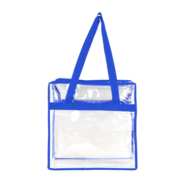 Basic Clear Stadium Security Zipper Tote... from ASI 41511 Brainchild USA Inc / BrainChild Gift Club