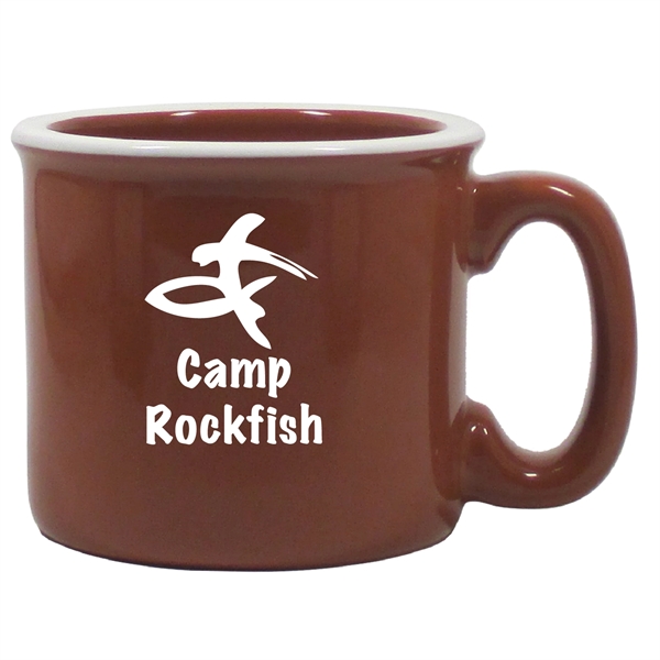 Ceramic made 15 Oz. Camp Mug.... from ASI 74245 Nordic Co Inc / Nordic Promos