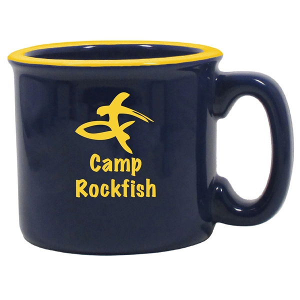Ceramic made 15 Oz. Camp Mug.... from ASI 74245 Nordic Co Inc / Nordic Promos