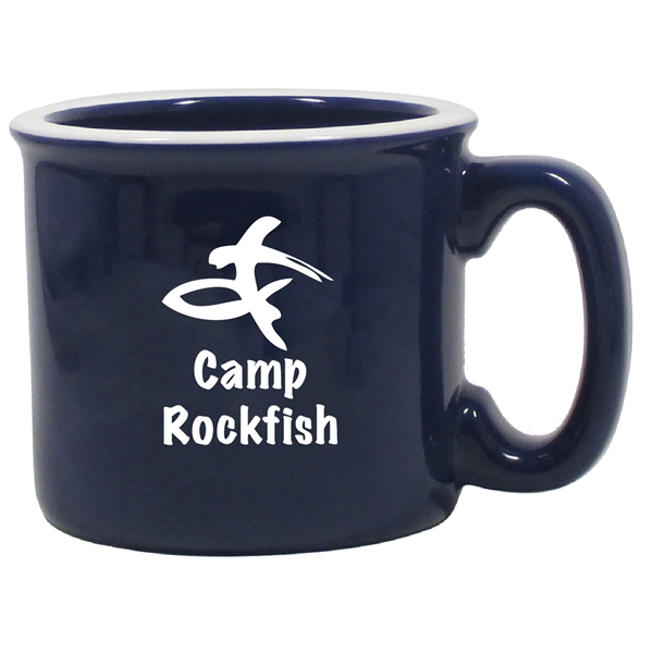 Ceramic made 15 Oz. Camp Mug.... from ASI 74245 Nordic Co Inc / Nordic Promos