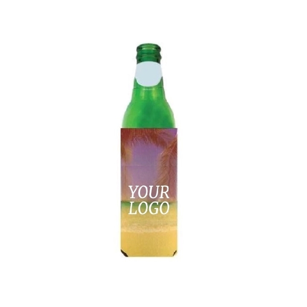 Full color slim foam bottle cooler, 12 oz. plus full color... from ASI 37218 Athena Promo (tm)