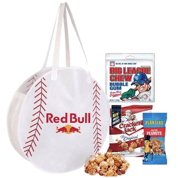 Baseball Tote with Snacks... from ASI 89971 Stuff A Mug