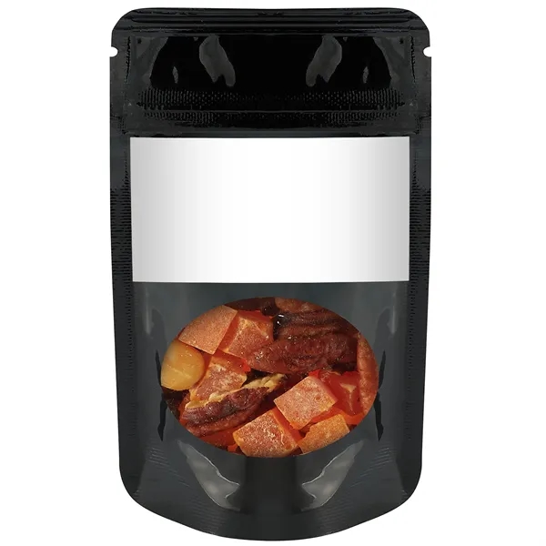 Healthy snacks in a resealable window pouch.... from ASI 71685 Midnite Snax®