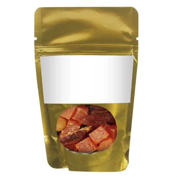 Healthy snacks in a resealable window pouch.... from ASI 71685 Midnite Snax®