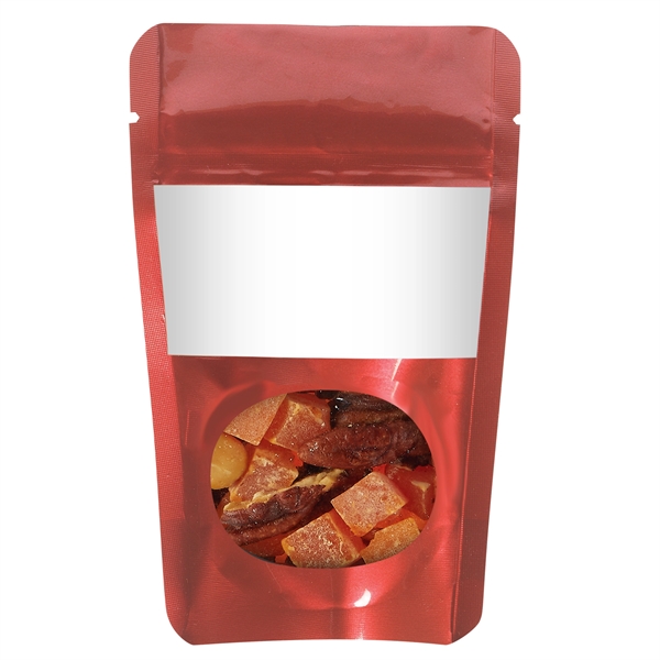 Healthy snacks in a resealable window pouch.... from ASI 71685 Midnite Snax®