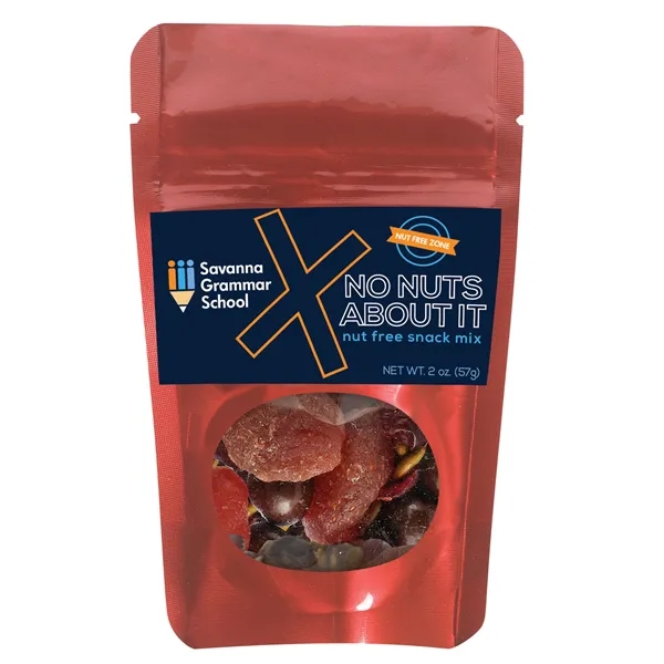 Healthy snacks in a resealable window pouch.... from ASI 71685 Midnite Snax®