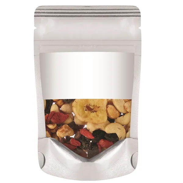 Healthy snacks in a resealable clear pouch.... from ASI 71685 Midnite Snax®