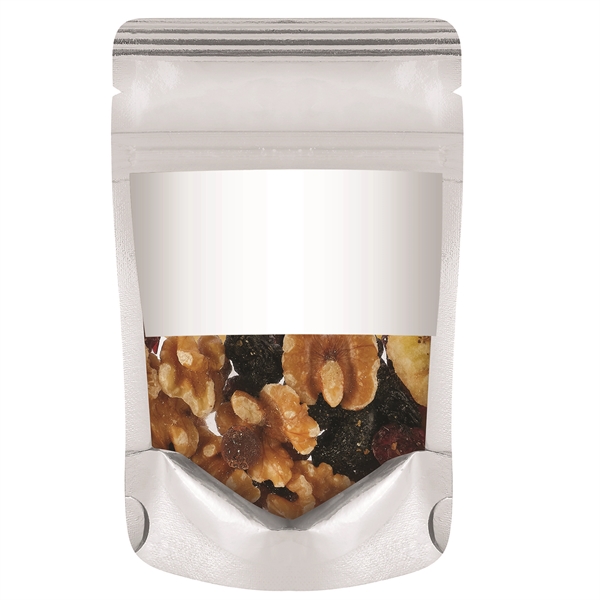 Healthy snacks in a resealable clear pouch.... from ASI 71685 Midnite Snax®