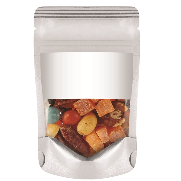 Healthy snacks in a resealable clear pouch.... from ASI 71685 Midnite Snax®