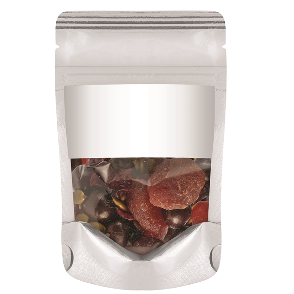 Healthy snacks in a resealable clear pouch.... from ASI 71685 Midnite Snax®