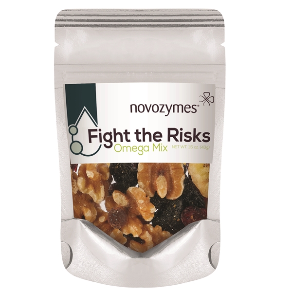 Healthy snacks in a resealable clear pouch.... from ASI 71685 Midnite Snax®