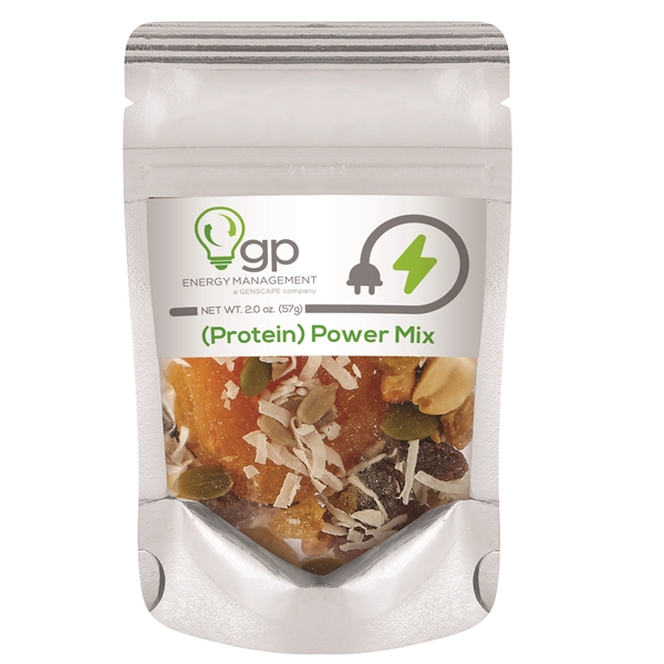 Healthy snacks in a resealable clear pouch.... from ASI 71685 Midnite Snax®