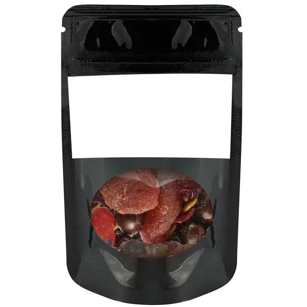 Healthy snacks in a resealable window pouch.... from ASI 71685 Midnite Snax®