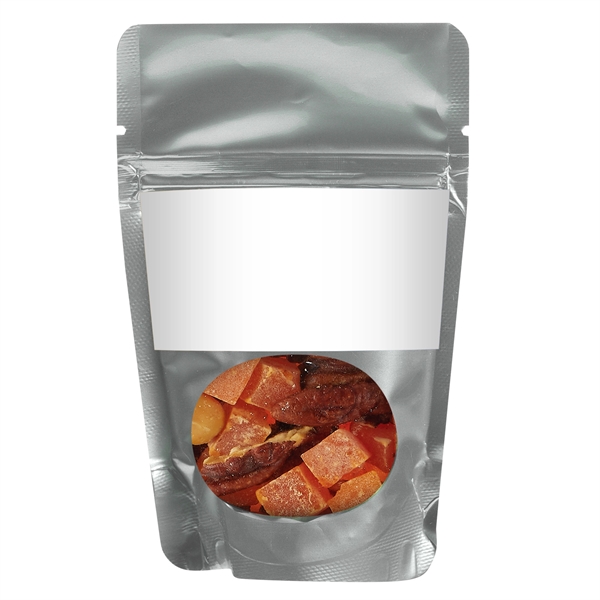 Healthy snacks in a resealable window pouch.... from ASI 71685 Midnite Snax®