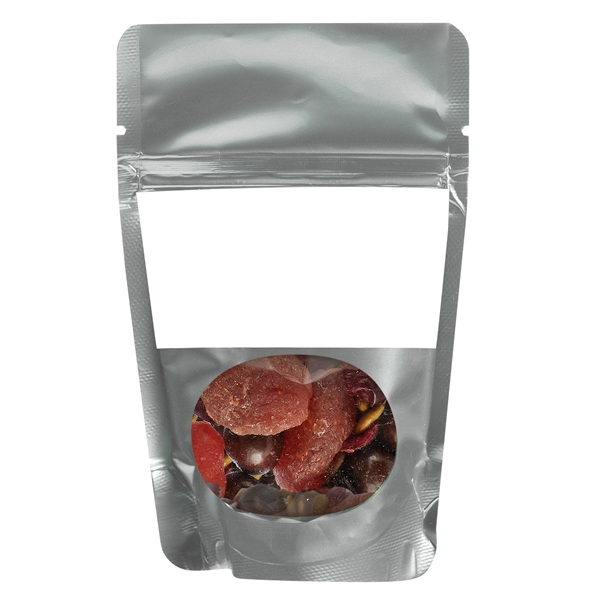 Healthy snacks in a resealable window pouch.... from ASI 71685 Midnite Snax®