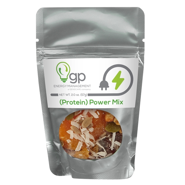 Healthy snacks in a resealable window pouch.... from ASI 71685 Midnite Snax®