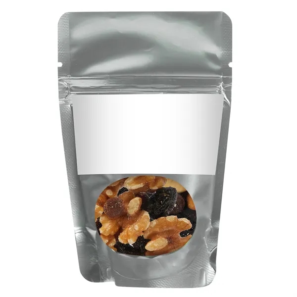 Healthy snacks in a resealable window pouch.... from ASI 71685 Midnite Snax®