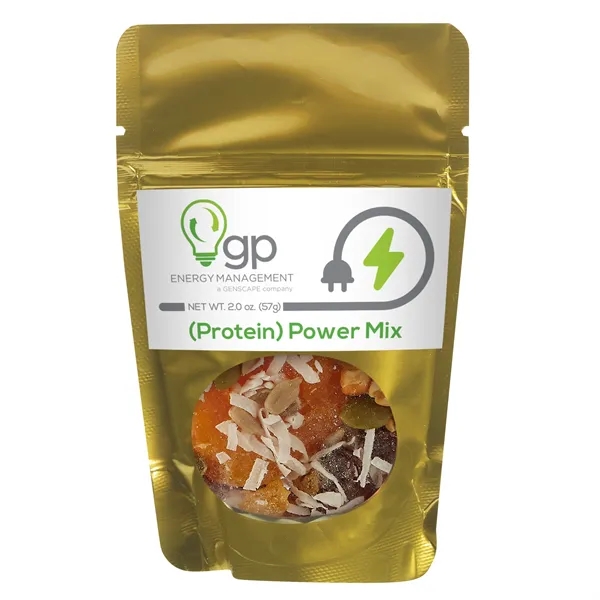 Healthy snacks in a resealable window pouch.... from ASI 71685 Midnite Snax®