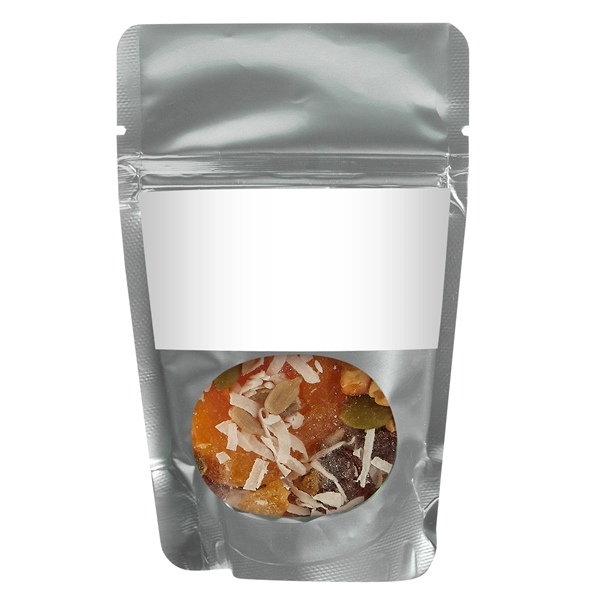 Healthy snacks in a resealable window pouch.... from ASI 71685 Midnite Snax®