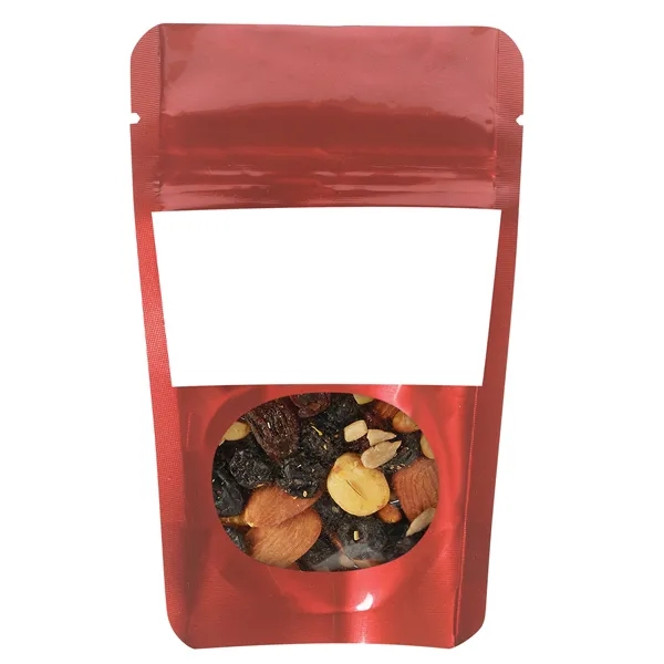 Healthy snacks in a resealable window pouch.... from ASI 71685 Midnite Snax®