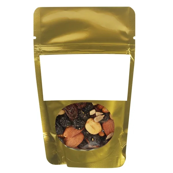 Healthy snacks in a resealable window pouch.... from ASI 71685 Midnite Snax®