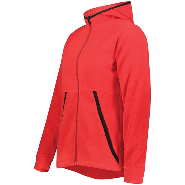 Ladies Chill Fleece 2.0 Full Zip Hoodie with 70% recycled polyester/30%... from ASI 37461 Augusta Sportswear