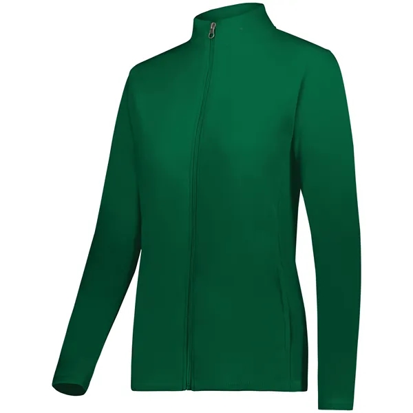 Ladies Micro-Lite Fleece Full Zip Jacket with 5.3 ounce 70% recycled... from ASI 37461 Augusta Sportswear