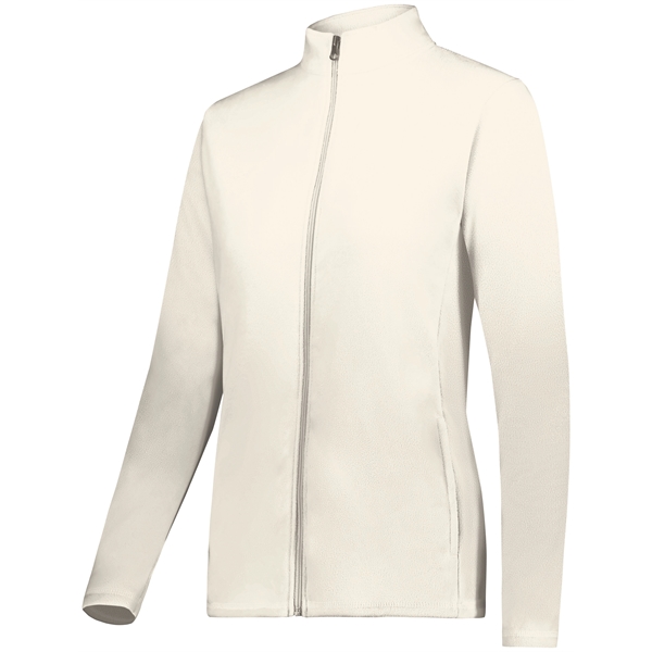 Ladies Micro-Lite Fleece Full Zip Jacket with 5.3 ounce 70% recycled... from ASI 37461 Augusta Sportswear