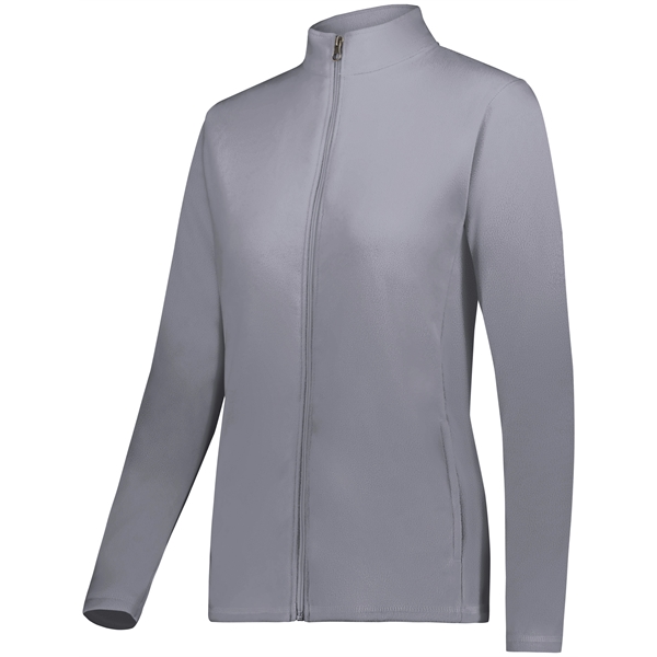 Ladies Micro-Lite Fleece Full Zip Jacket with 5.3 ounce 70% recycled... from ASI 37461 Augusta Sportswear