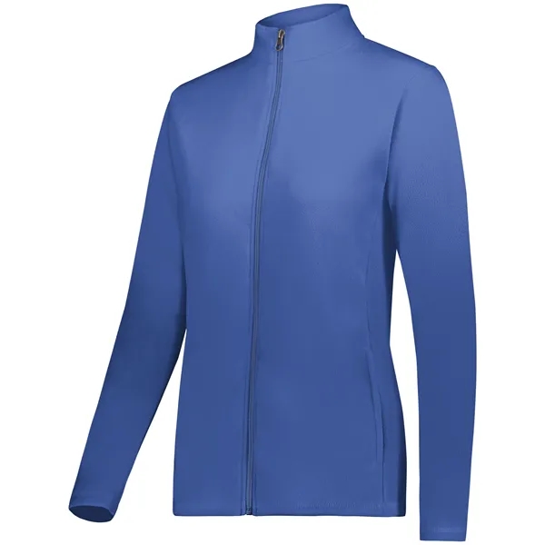 Ladies Micro-Lite Fleece Full Zip Jacket with 5.3 ounce 70% recycled... from ASI 37461 Augusta Sportswear