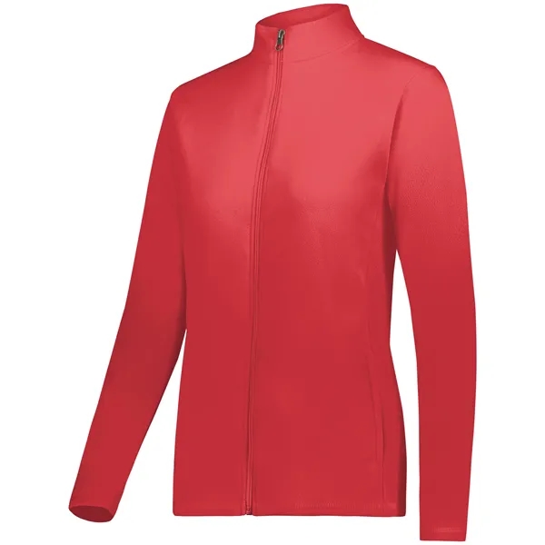 Ladies Micro-Lite Fleece Full Zip Jacket with 5.3 ounce 70% recycled... from ASI 37461 Augusta Sportswear