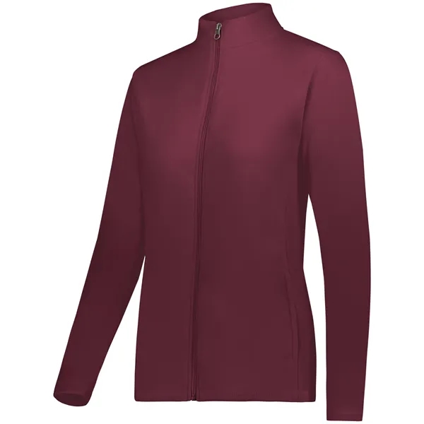 Ladies Micro-Lite Fleece Full Zip Jacket with 5.3 ounce 70% recycled... from ASI 37461 Augusta Sportswear