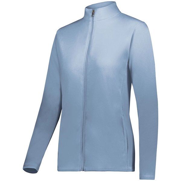 Ladies Micro-Lite Fleece Full Zip Jacket with 5.3 ounce 70% recycled... from ASI 37461 Augusta Sportswear